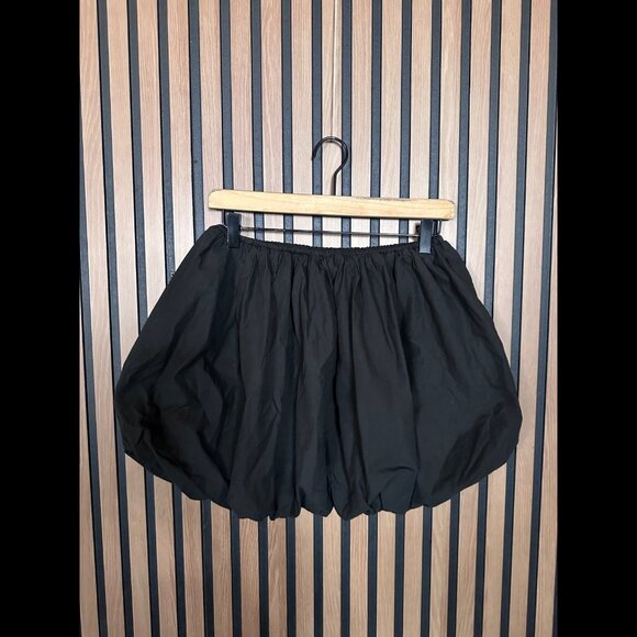 New Dissh Mini Skirt US 4 / S Womens Black Stevie Bubble Paperbag - Picture 1 of 7